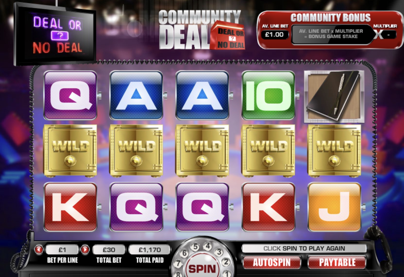   Deal or No Deal Community  Blueprint  Gizbo asino